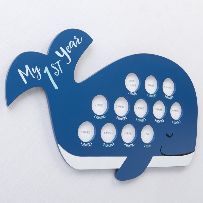 Eppler Blue Wood Embossed Picture Frame