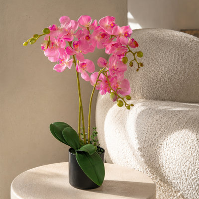 Plastic, Silk Artificial Arrangement in Pot