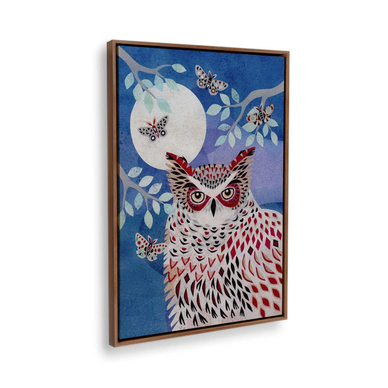 Reproduction d'art sur toile «Wilderness Collage X» par Kim Conway, Brown, Floater Framed Print without Mat Canvas