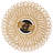 Rattan Semi Flush Mount