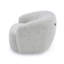Fauteuil demi-tonneau pivotant en polyester 47 po Chariah