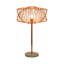 Lampe de table moderne en métal or rose 28 po - 18 po x 18 po x 28 po Rose Gold