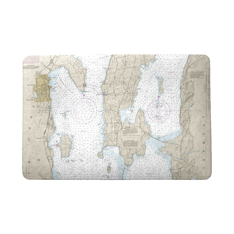 Tapis d'intérieur / extérieur antidérapant Lobdell Cumberland, Rectangle 18 po x 26 po