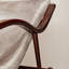 Home Casual Ergonomic Solid Wood Rocking Chair