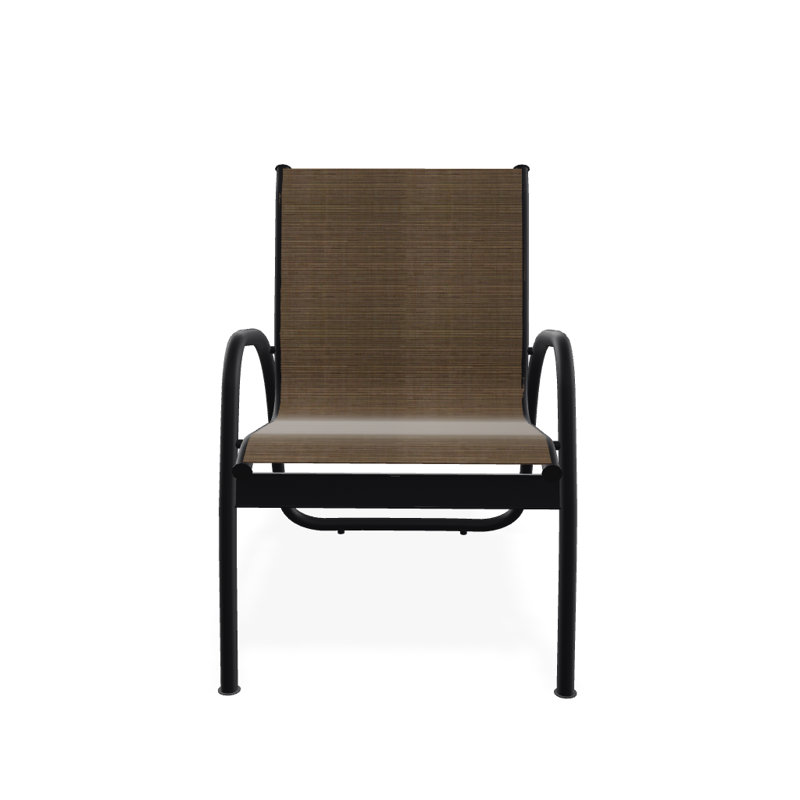 Fauteuil de patio Gardenella, Performance de l'écorce, Noir texturé