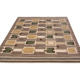 Scandinavian Wool Geometric Area Rug