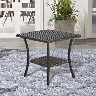Highfield Square Outdoor Side Table , 23.5 " W 23.5 " D