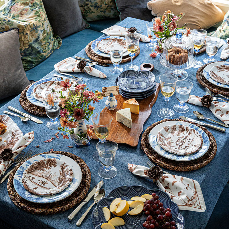 Denim 60" x 120" Tablecloth, 120" L x 60" W
