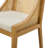 Rustic Wooden Style Rattan Dining Chairs-1981763041