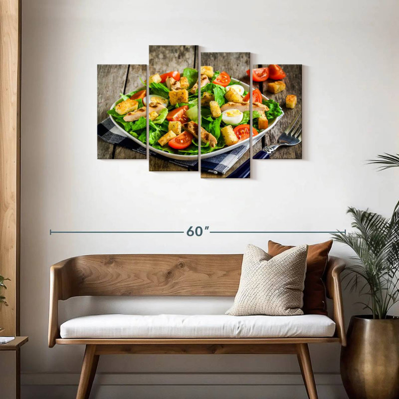 Yarlin Chicken Caesar Salad, 27" H x 43" W