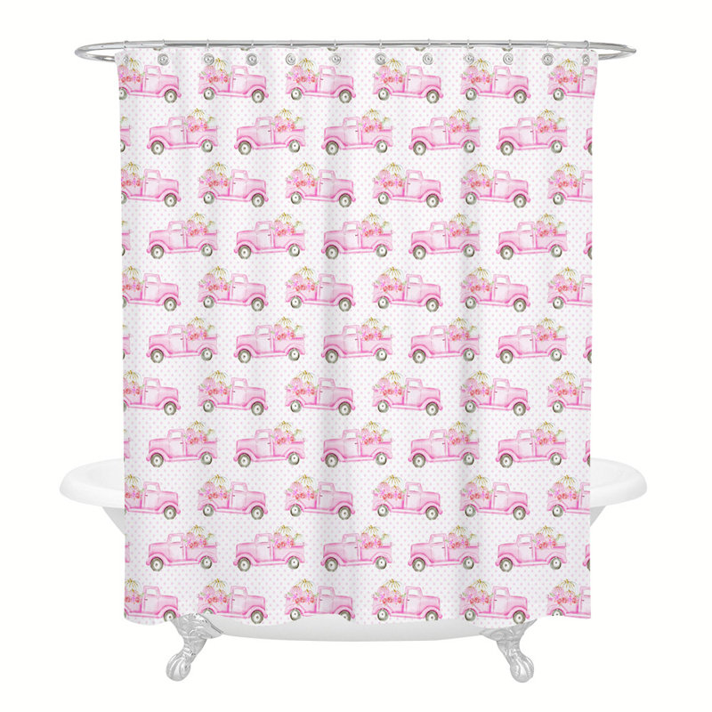 Rideau de douche simple East Clevedon, H 72 po x l 70 po