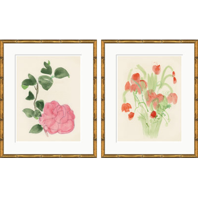Rose & Tulips Print by Dufy