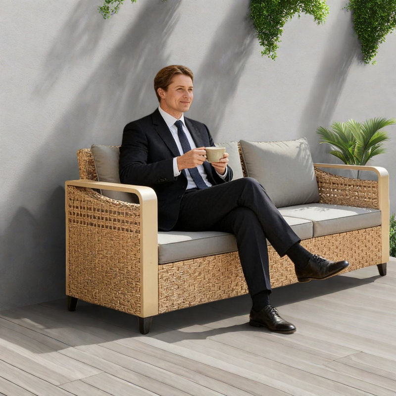 Durable Patio Sofas, Metal Frame, Modern Design For Outdoor Living