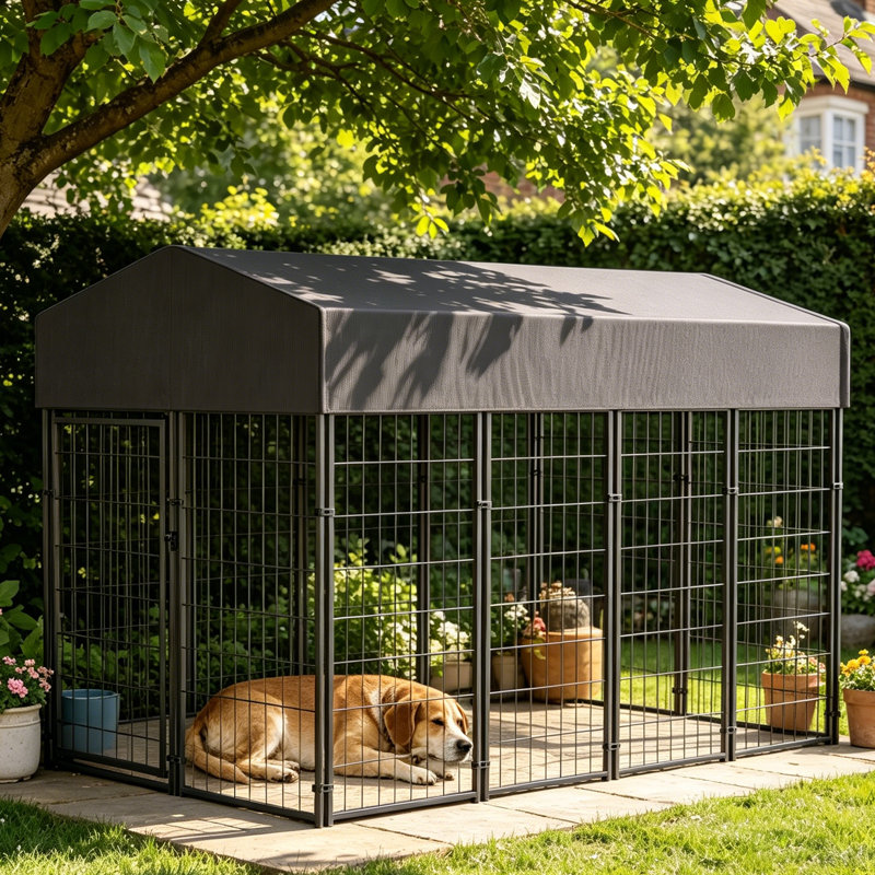 Rayne Pet Pen with Door, 165cm H x 120cm W x 249cm D