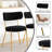 Rectangle Double Pedestal Dining Set with Cream Style Dining Table-1538552587-1538552584-1538552583