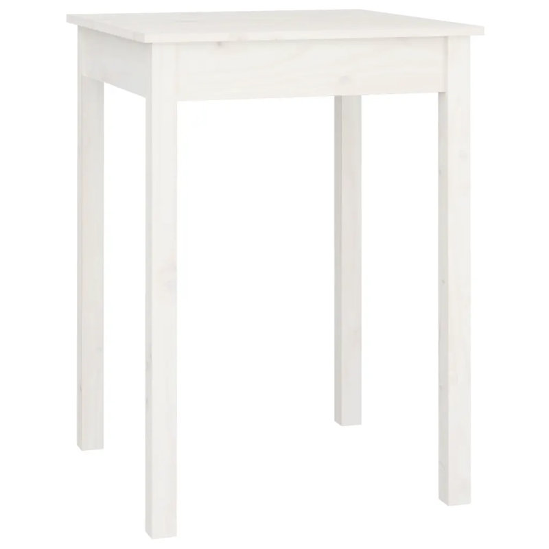 Layana Dining Table, White, H75 x L55 x W55cm