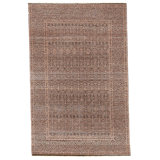 High-Quality Hand-Knotted Red And Black Area Rug
