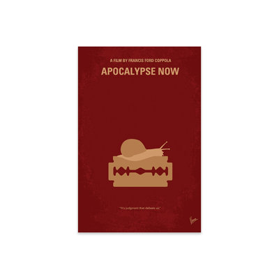 Apocalypse Now Minimal Movie Poster On Plastic  Acrylic by Chungkong Print