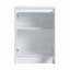 Armoire de rangement de salle de bain autoportante 24 po, 2 portes à fermeture douce, blanc brillant (emballage KD)
