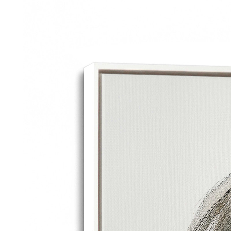 Rings of Time Duo I, ensemble de 2 impressions sur toile, Blanc opaque, H 25 po x l 50 po
