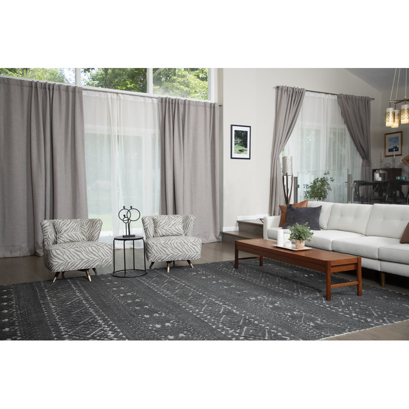 Bariloche Wool Geometric Area Rug, Rectangle 12' x 18'