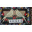 American Hooked 1930s Antique Wool Small Scatter Size Rug