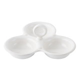 Berry & Thread Triple Bowl Server - Whitewash