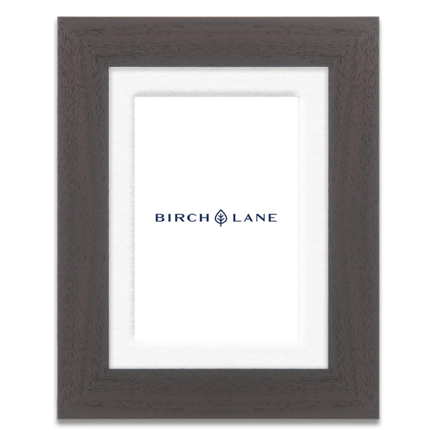 Arkhurst Wood Picture Frame with Mat, Dark Walnut, 4" x 6", 8" x 10"