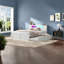Lits de rangement en bois peu encombrants avec DEL, grand lit, conception moderne