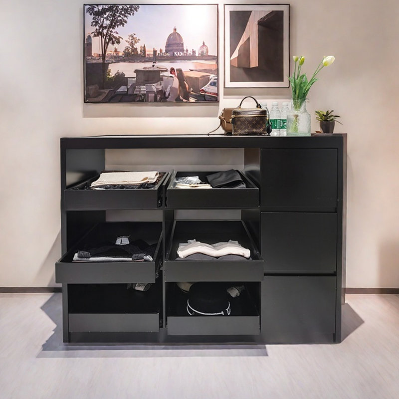 Armoire pour îlot central de luxe léger, H 35,43 po x l 55,11 po x P 23,62 po
