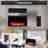 Ahlheim Black Electric Fireplace with 5100 BTU-305212486