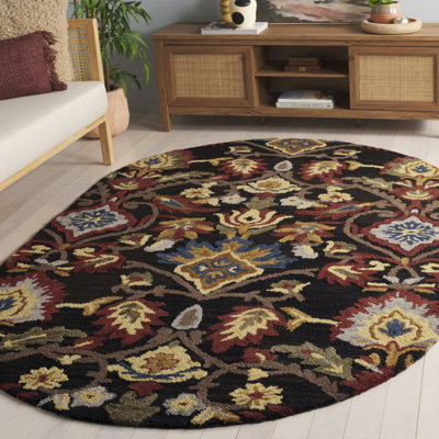 Hemsley Hand Tufted Wool Floral Rug