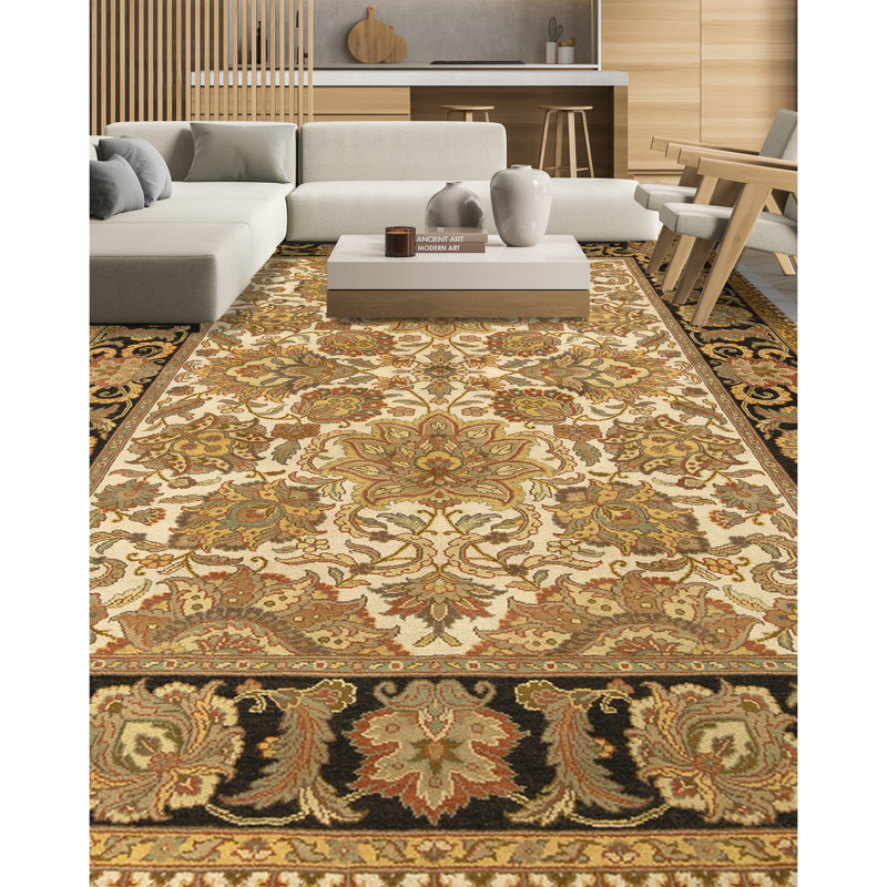 Hand Knotted Wool Oriental Indoor Rug