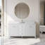 Meuble-lavabo simple 60 po avec plateau en marbre d'ingénierie 60 po-105275184-105275183