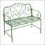 Banc de jardin extérieur Sunnydaze en fer durable avec dossier courbé élégant-128758858