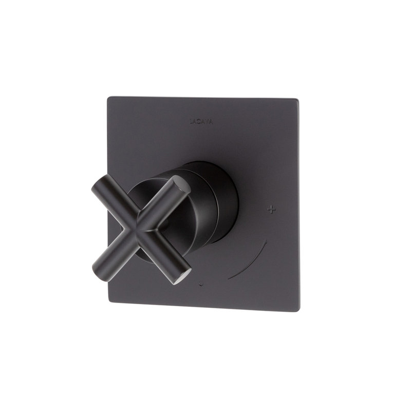 Cigno 15pbp.x.s1 Progressive Compact Pressure Balancing Mixer, Matte Black