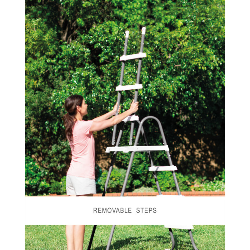 Steps & Ladders, 50" H x 19.25" W x 48" D