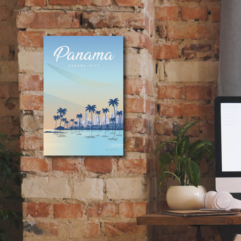 "Epic Graffiti" Panama "par Omar Escalante, art mural sur toile, H 18 po x l 12 po x P 0,75 po