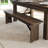 60" X 12" Antique Solid Pine Farmhouse Folding Bench