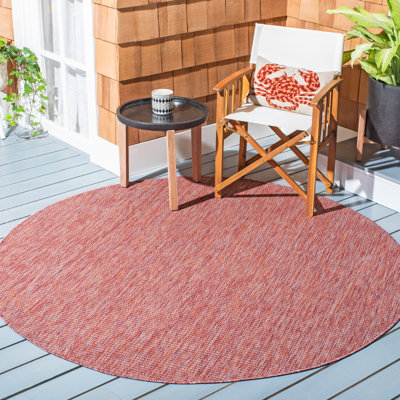 Alaycia Performance Solid Color Indoor/Outdoor Area Rug