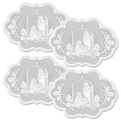 Shatley Polyester Abstract Oval Placemat
