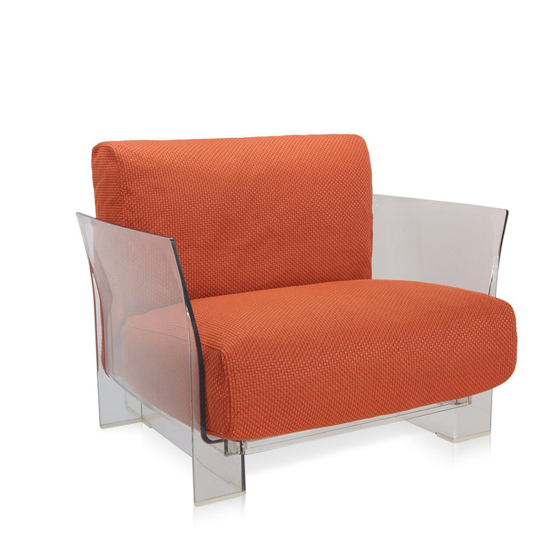 Pop Outdoor Lounge Chair, Ikon Arancio