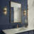  Brass Bamboo Rectangle Mirror