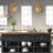 Abberger  17"W Black and Tan Jute Pyramid Pendant Light
