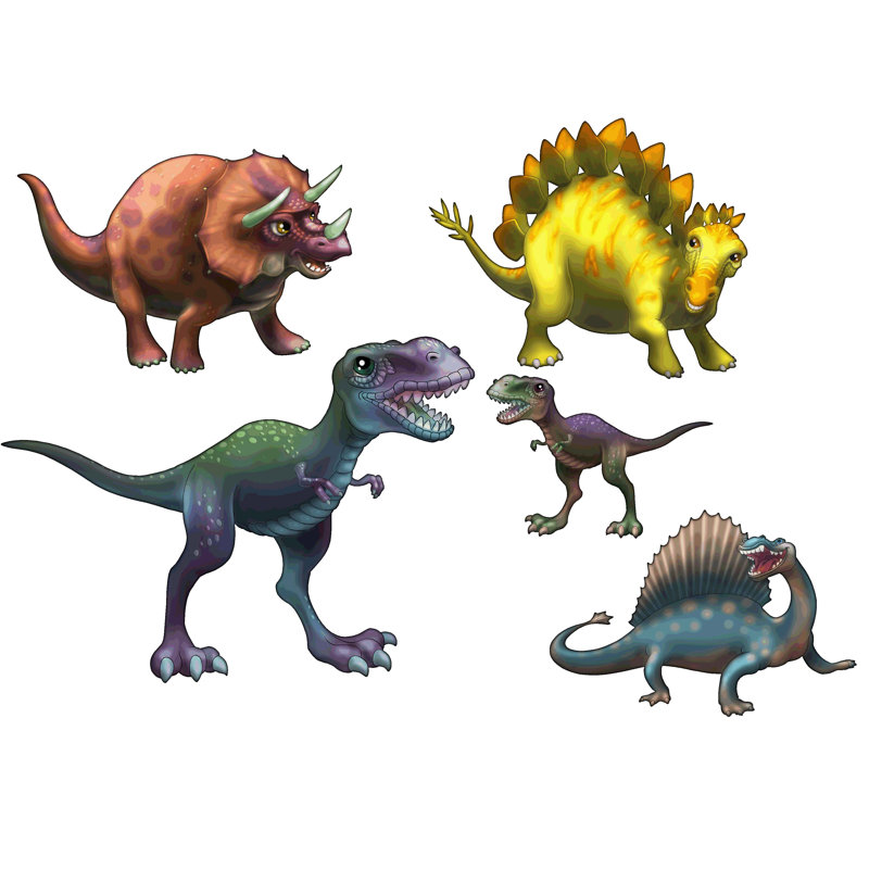 Décalcomanie murale dinosaur iii