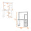 Bureau d'ordinateur avec huche et tablettes de rangement Carroll-1072458053