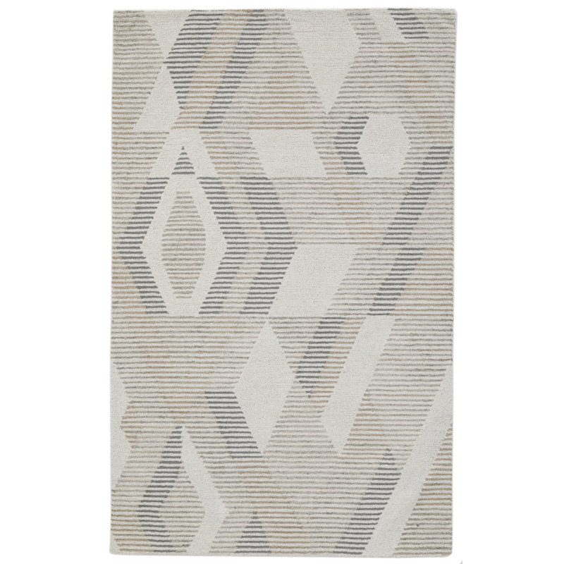 Tapis en laine touffeté à la main Sohail, Rectangulaire 3 pi x 5 pi