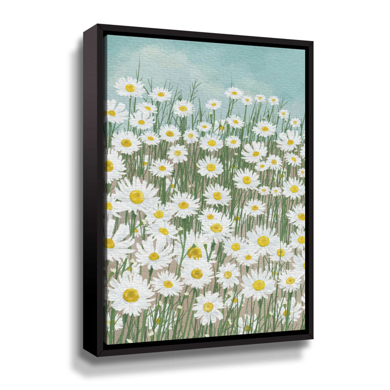 Daisies In The Sky Gallery, Cadre noir, H 10 po x l 8 po