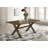 Domen X-Shaped Dining Table Knotty Nutmeg
