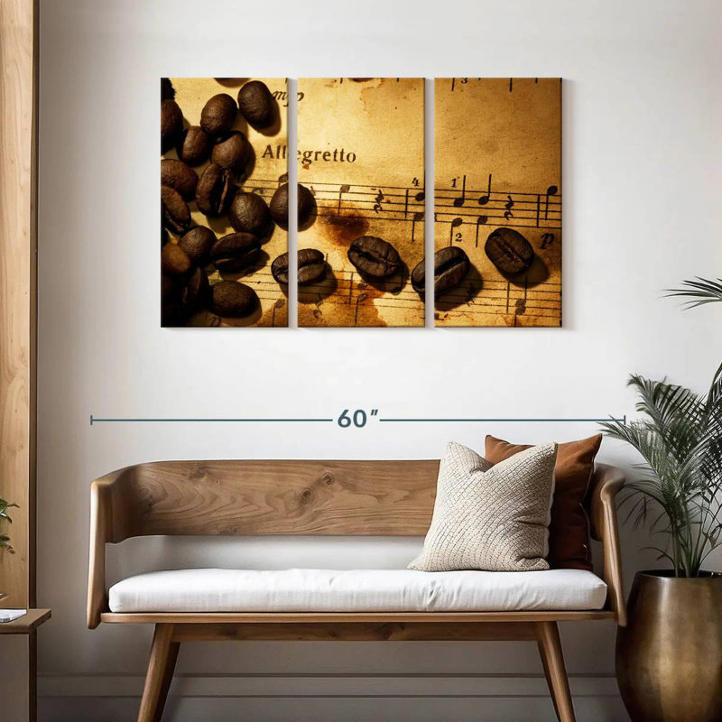 Yarlin Coffee Music, 28" H x 45" W